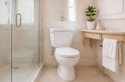 Clean bathroom