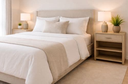 Organized bedroom